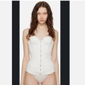 RRP 825 Agent Provocateur | White Mercy Corset AP Sz 3